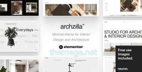 Archzilla(v1.1.0)极简室内设计作品集WordPress主题