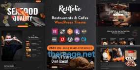 Restfolio(v1.0.2)海鲜餐厅&餐饮外卖网WordPress主题