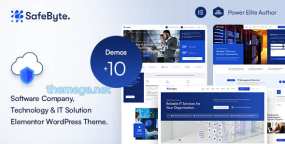 Safebyte(v1.0)IT解决方案&IT服务公司WordPress主题