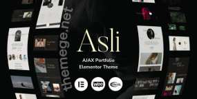 Asli WordPress主题_广告设计作品集网站模板