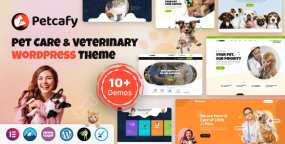 Petcafy(v1.0)宠物商店&宠物医院网站WordPress主题