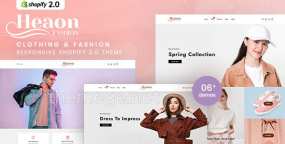 Heaon(v2.0)6首页休闲女装跨境电商Shopify主题