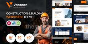 Vastcon(v1.0.1)建筑设计行业网站WordPress主题