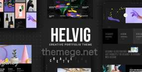 Helvig破解版(v1.0.1)高端品牌设计企业网站模板WordPress主题