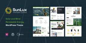 Sunlux(v1.0.1)光伏面板厂商&新能源设备经销商WordPress主题