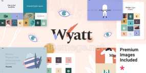 Wyatt(v1.0.1)包装设计&插画设计网WordPress主题