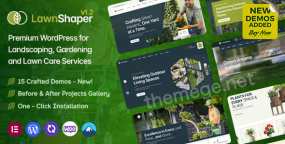 LAWNSHAPER(v1.2.1)景观设计企业&园林设计师WordPress主题