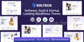 SolTeck(v1.0.7)含27首页软件开发创业企业网WordPress主题