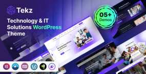 Tekz(v1.0)5首页科技创业公司网站WordPress主题