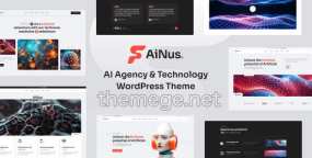 Ainus(v1.0.1)8首页AI科技创业企业网WordPress主题