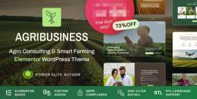 Agribusiness(v1.2)生态农业&智慧农场企业网站WordPress主题