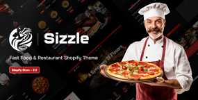 Sizzle(v1.0.1)零食超市&食品餐饮网站Shopify主题