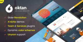 Oktan石油天然气工业WordPress主题_化工企业网站模板