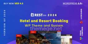 RestInn(v4.6)跨国连锁酒店预订网站WordPress主题