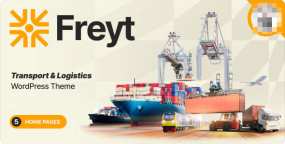 FREYT(v1.0.1)5首页物流仓储配送企业网站WordPress主题