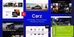 Carz WordPress主题 | 汽车经销商&汽车修理厂网站