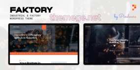 Faktory v1.1 WordPress智慧工厂自动化企业主题