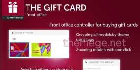 The Gift Card破解版(v1.15.0)Prestashop购物礼品卡插件