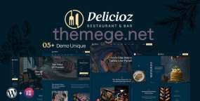 Delicioz(v1.0.21)寿司牛排火锅餐厅网站WordPress主题