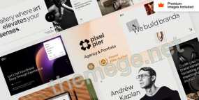 Pixelpiernyc WordPress主题_包装品牌设计案例网站模板