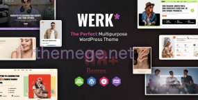 Werk(v1.0.5)8首页在线购物商城网站WordPress主题