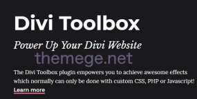 Divi Toolbox(v1.7.4)零代码Divi功能增强工具箱WordPress插件