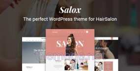 Salox破解版(v1.1.7)美发沙龙企业网WordPress主题
