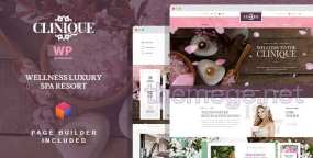 Clinique破解版v1.0 | 水疗沙龙与美容中心网站WordPress主题