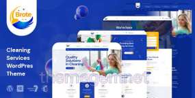 Brote v1.0 – 家政清洁服务公司网站WordPress主题