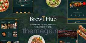 Brewhub破解版v1.0 | 烤肉店&自助餐厅网站WordPress主题