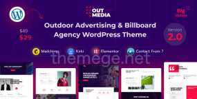 Outmedia v1.0.1 | 户外广告策划公司网站WordPress主题