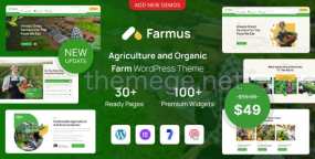 Farmus v1.0.1 | 农业种植和农产品加工WordPress主题