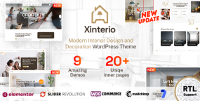 Xinterio破解版_室内装修设计企业网WordPress主题