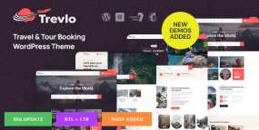 Trevlo v1.2.1 | 现代旅行和行程预订网WordPress主题