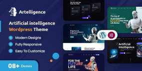Artelligence v2.1|AI机器人初创企业网WordPress主题