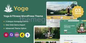 Yoge破解版v1.9 | WordPress健身舞蹈瑜伽培训班主题