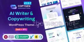 CopyGen WordPress主题_AI文案助手AI应用平台网站模板