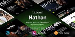 Nathan v1.0.3 | 个人简历作品集网站WordPress主题