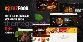 Fazfood v1.1.4 | 披萨烤肉快餐店网站WordPress主题