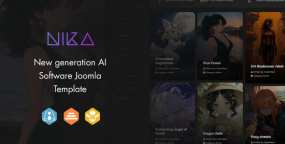 Nika v1.1 | AI科技初创企业Joomla网站模板