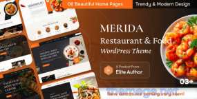 Merida WordPress主题_咖啡馆&酒吧网站模板