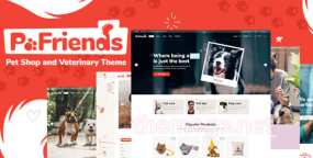 PawFriends汉化版v1.5_WordPress宠物用品电商主题