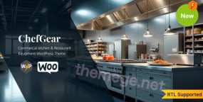 ChefGear v1.1：厨房厨具与餐厅设备经销商WordPress主题