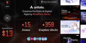 Artfolio v1.0.2：设计公司&SEO营销案例网WordPress主题