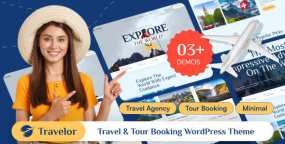 Travelor破解版_旅游预订WordPress主题_旅行社网站模板