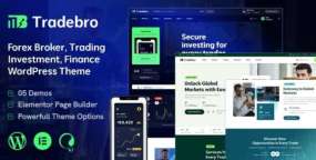 TradeBro外汇经纪商WordPress主题|加密货币金融交易网站模板