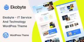 Ekobyte v1.0.0 – IT服务和科技企业WordPress主题