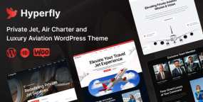HyperFly_私人飞机包机WordPress主题_礼宾车网站模板