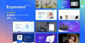 Exponent汉化版_多行业企业官网建站模板WordPress主题