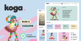 Koga 1.0.8_高性能个人博客与杂志网站WordPress主题